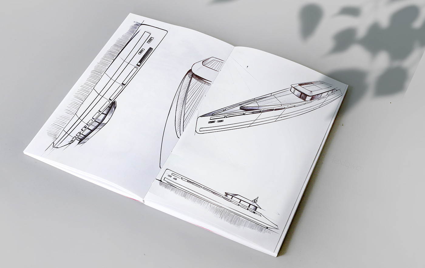 sketch Transportation Design concept artwork pen