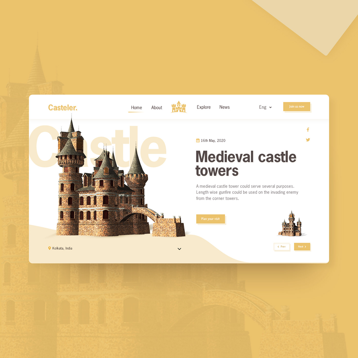 Castle design designer Logo Designs minimal design temple designs trendy design ui designs UX Designs web designs