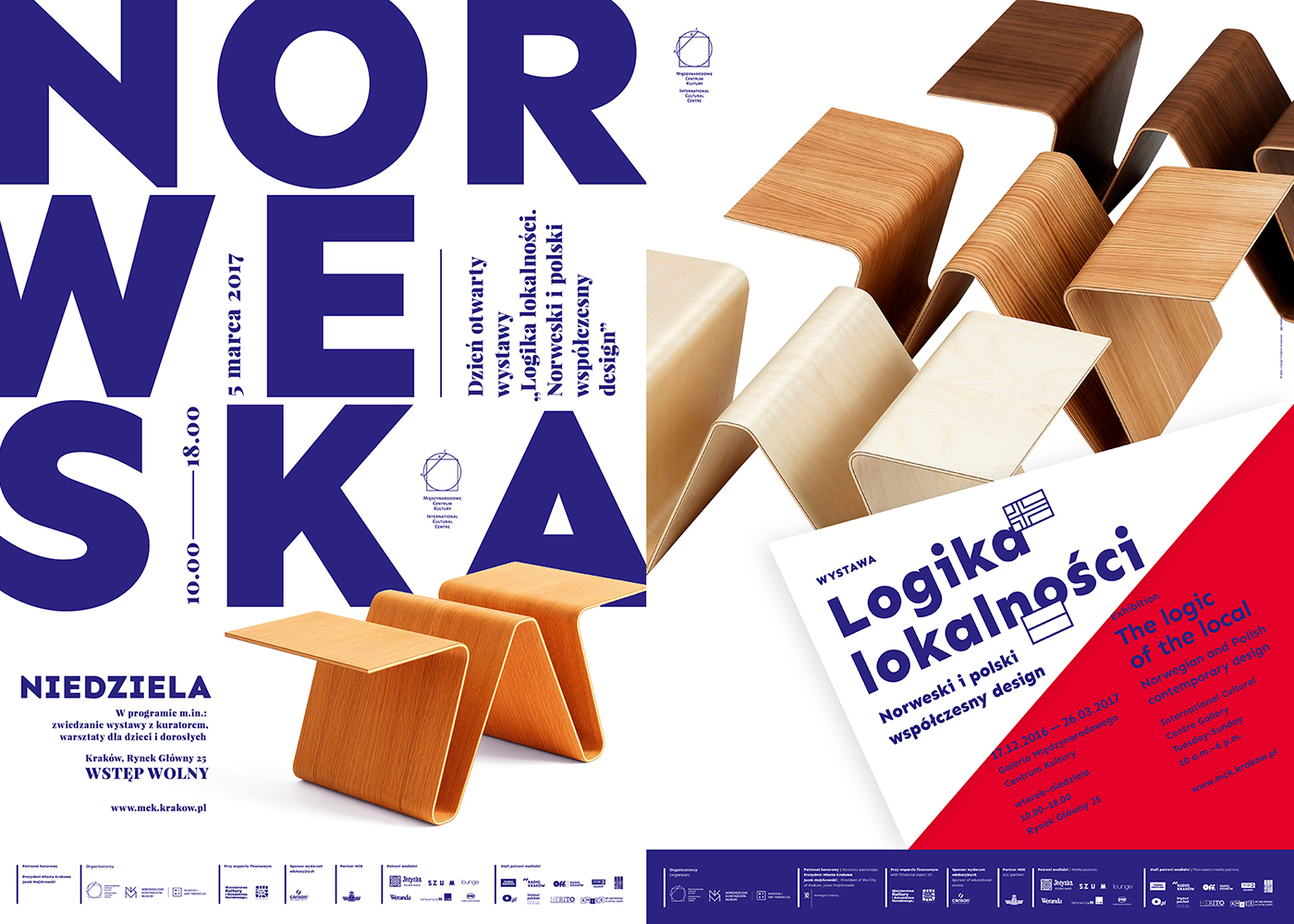 Norwegian design Exhibition  book visual identity design ICC poster krakow Album