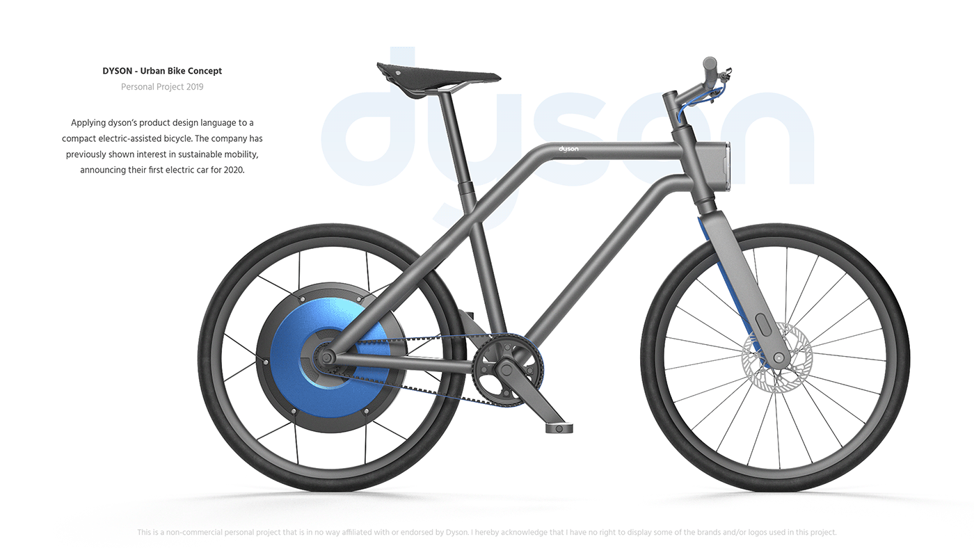Dyson ev electric Bicycle Bike Urban city