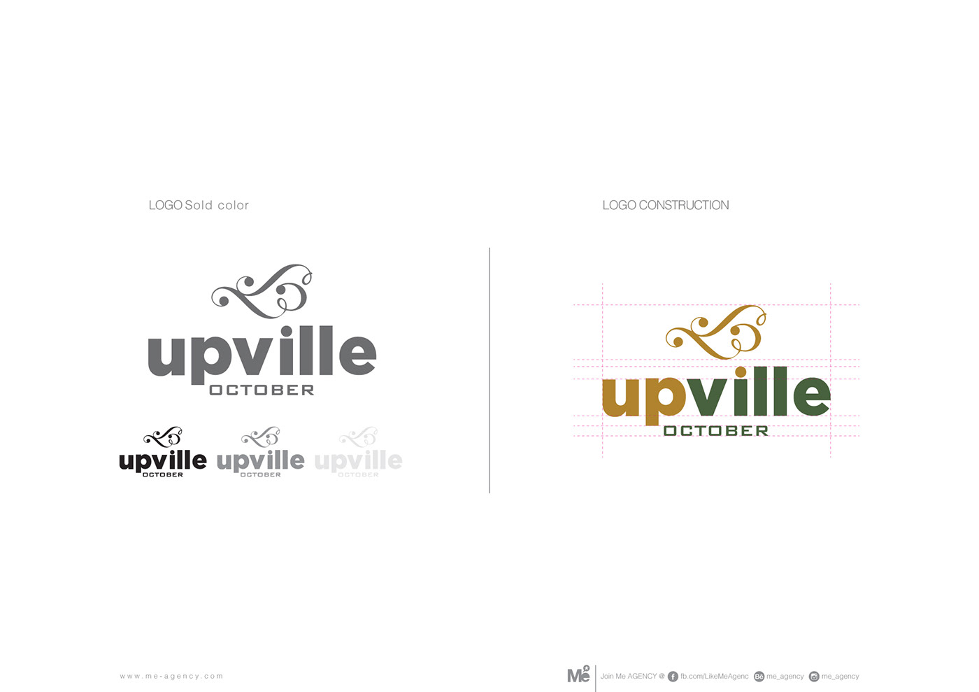upville october egypt compound home Advertising  me m7m7 branding  logo