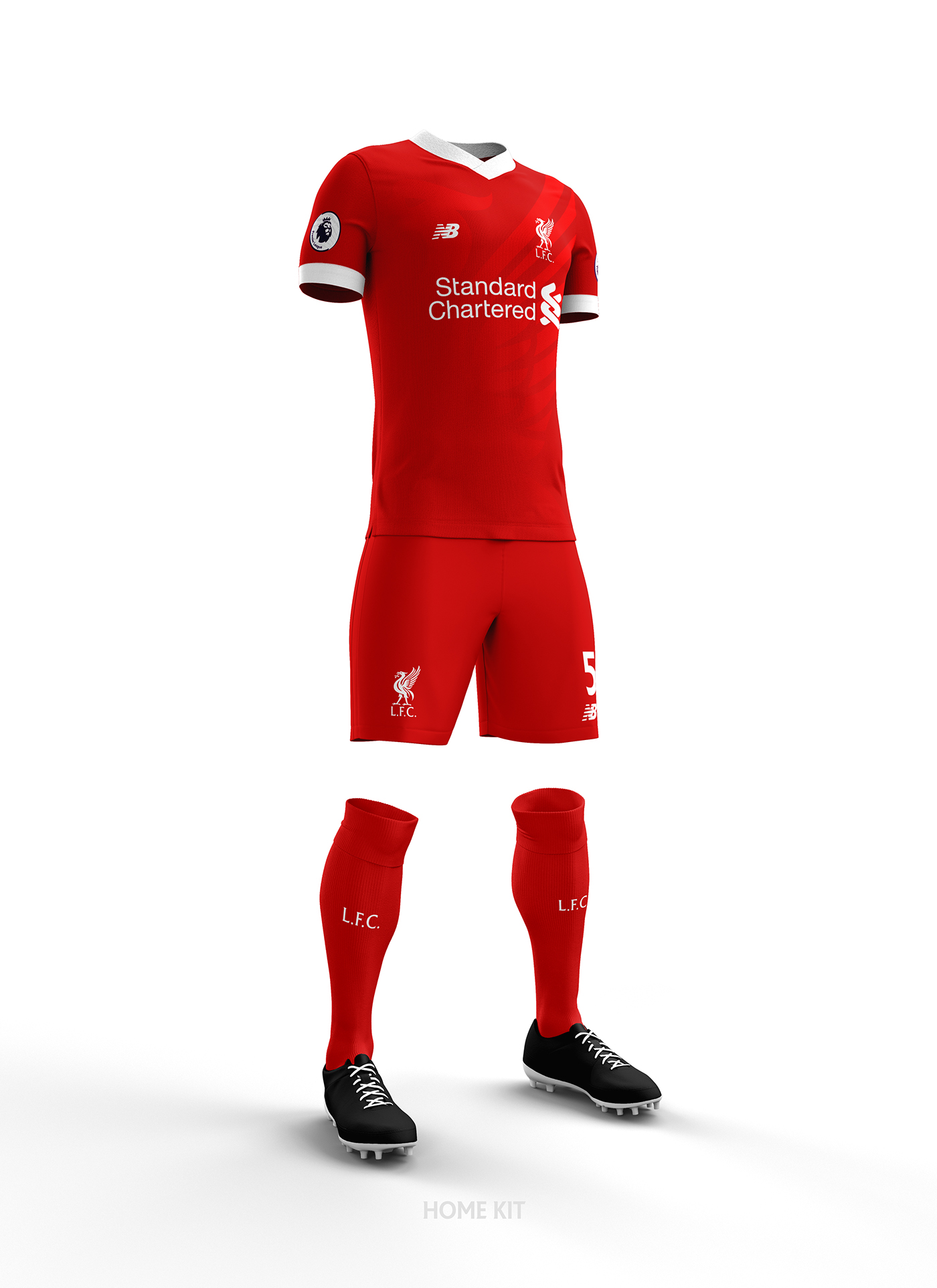 LFC kit Liverpool football soccer jersey photoshop Football kit design Premier League