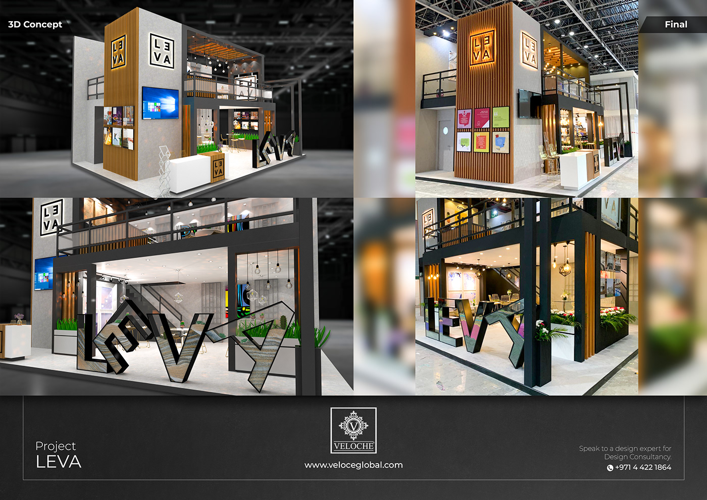 LEVA Exhibition Stand done by Veloche Interior and Exhibition