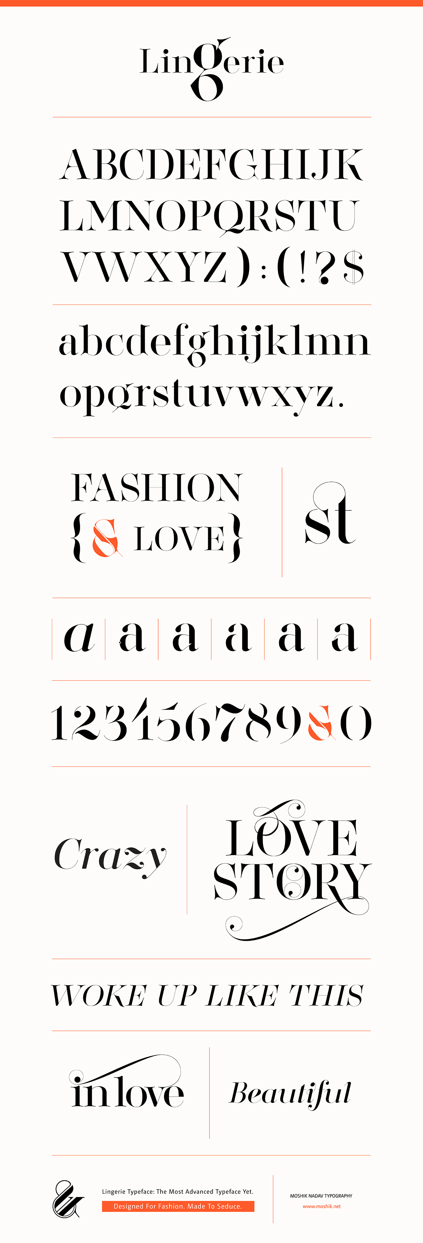 Typeface fonts font nyc type sexy Swashes ligature Fashion typography fashion magazine lingerie typeface New York logo logos typographer