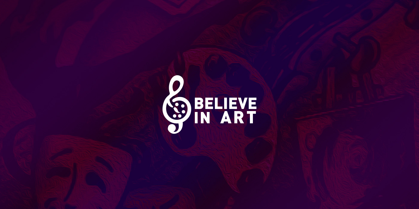 art Believe in Art branding  logo acting DANCE   music painting   Photography  sculpture