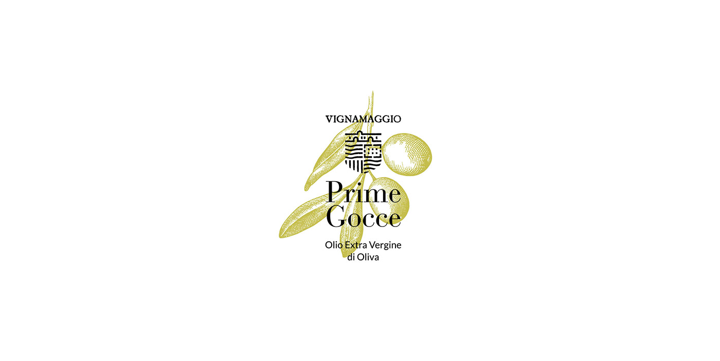 branding  Packaging wine oil Label Tuscany design logo chianti pink