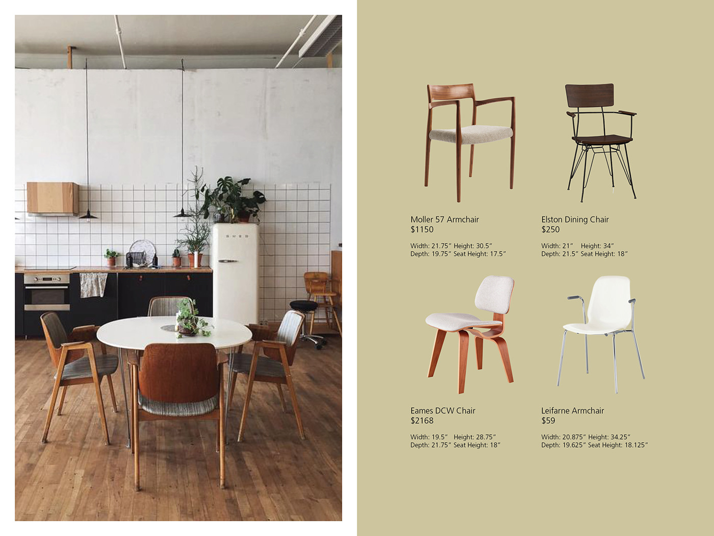Tisch & Sessel furiniture branding  catalog