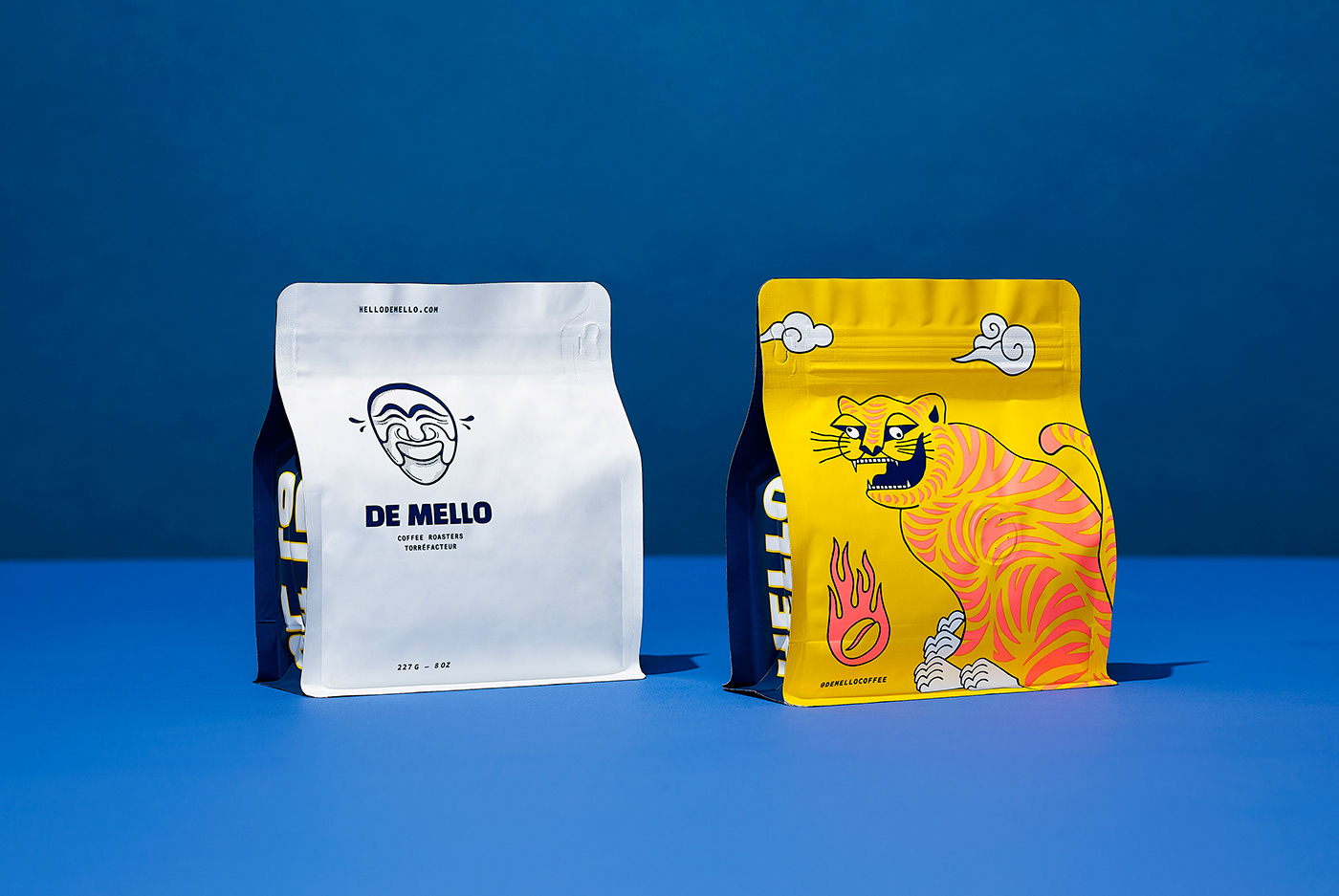 bag branding  Coffee coffee bag rebranding Roaster tiger typography   Toronto Packaging