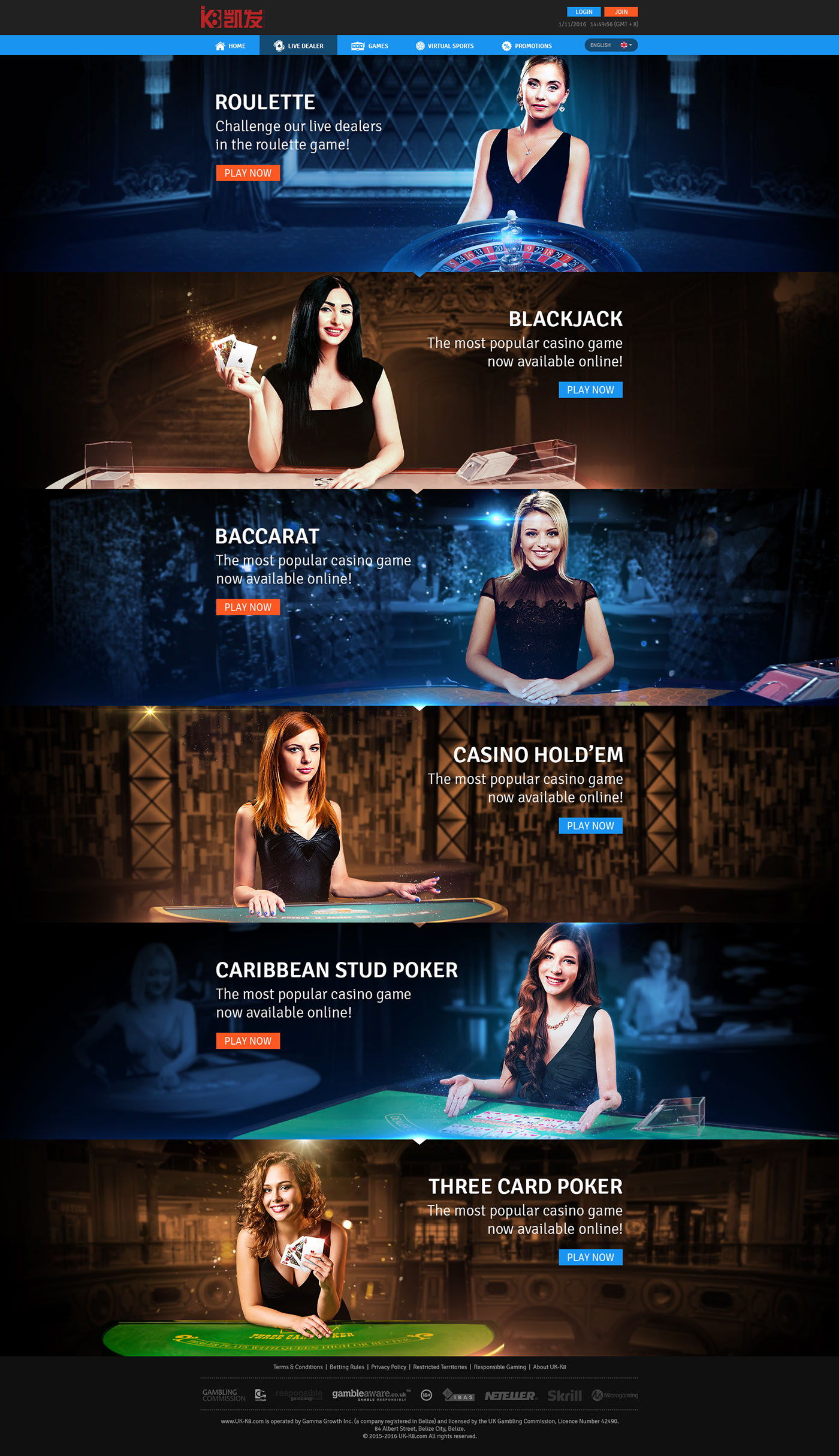 Casino Betting Website
