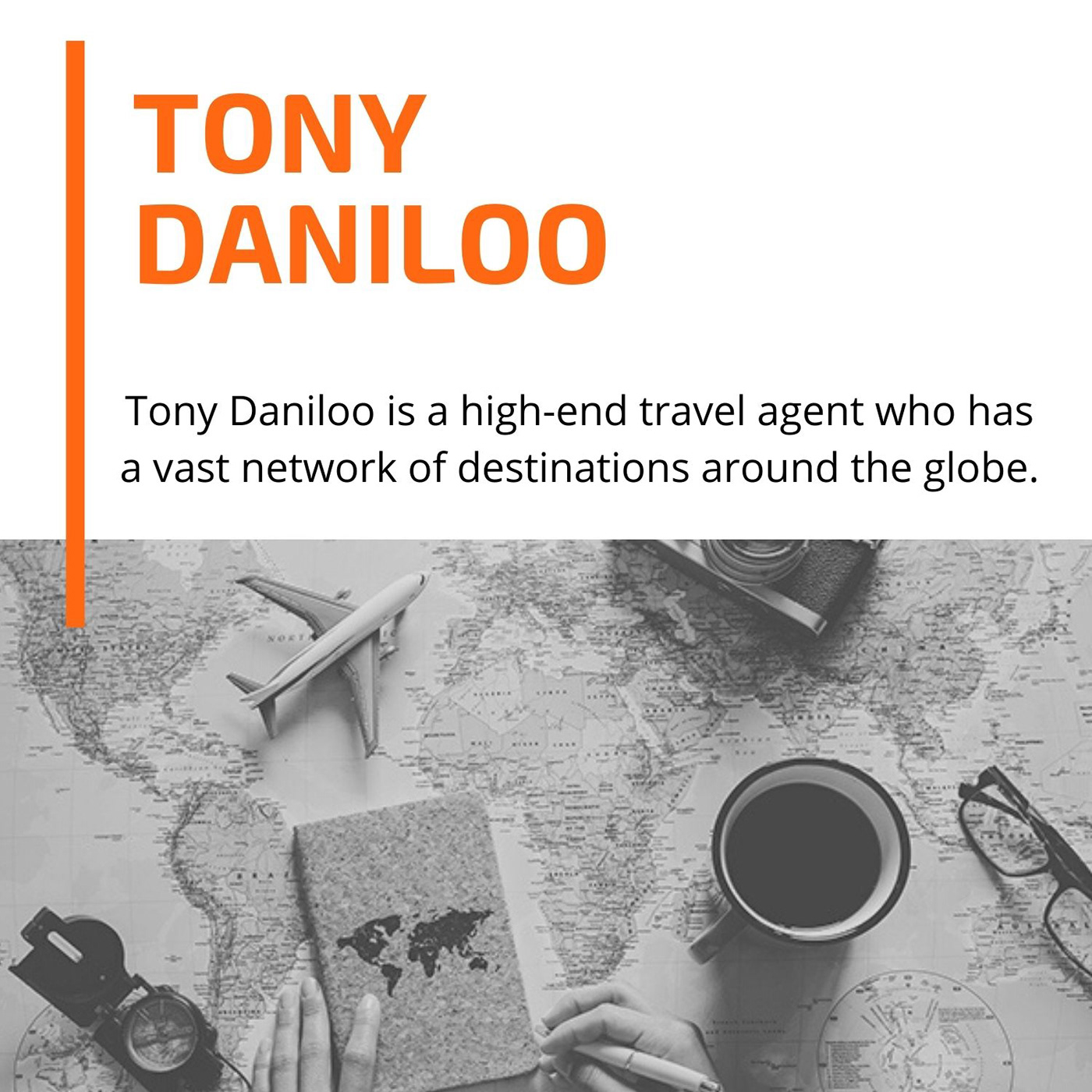 Tony Daniloo travel agency travel agent Travel blogger Travel Consultant