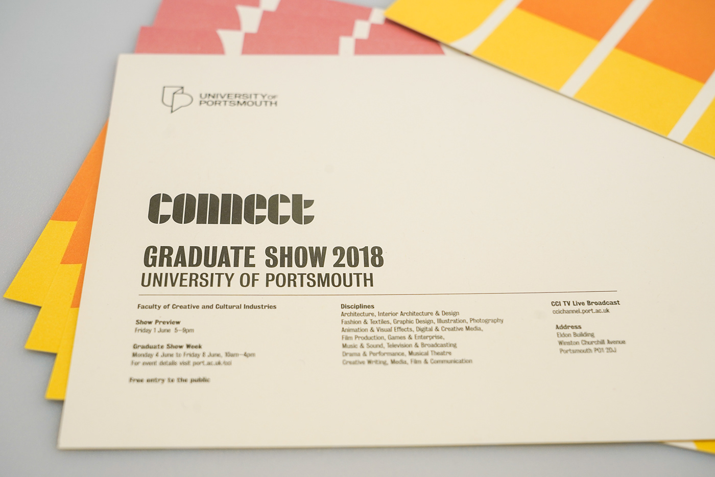 Spatial Design Graduate Show identity branding  summer Show typography   print