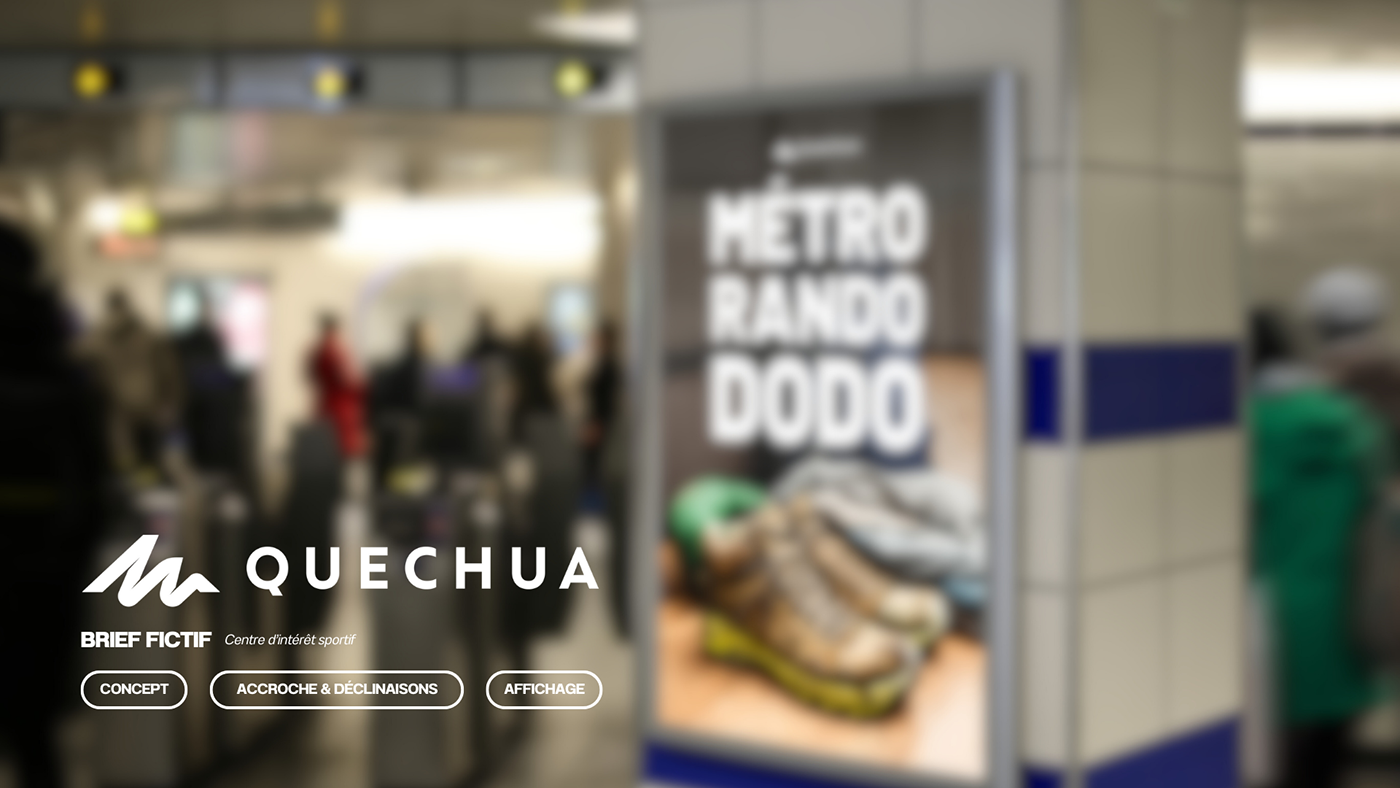 publicité Advertising  campain publicity marketing   print decathlon quechua conception rédaction