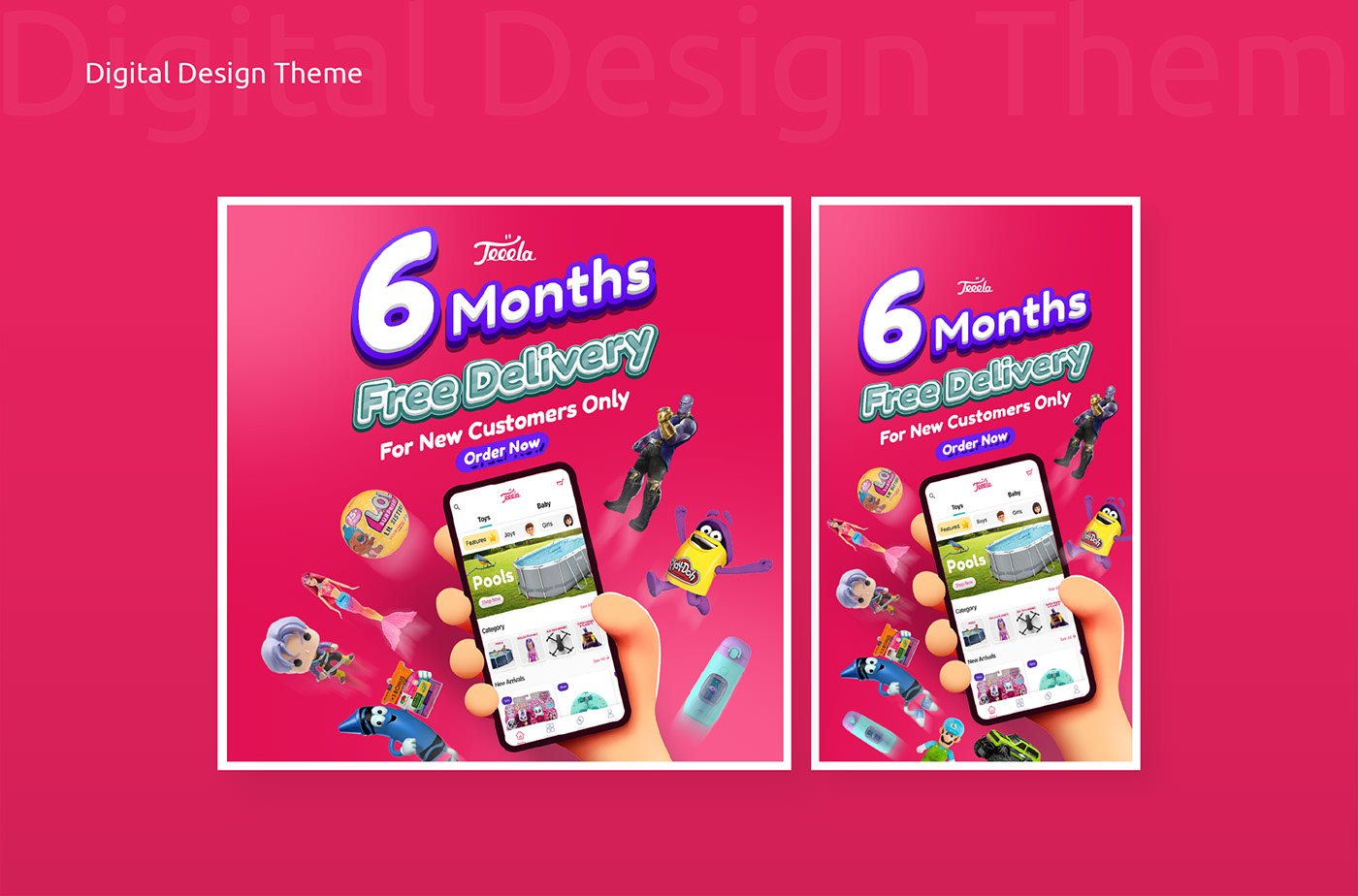 brand identity branding  visual identity 3D UI/UX Social media post gift Packaging gift patterns toys