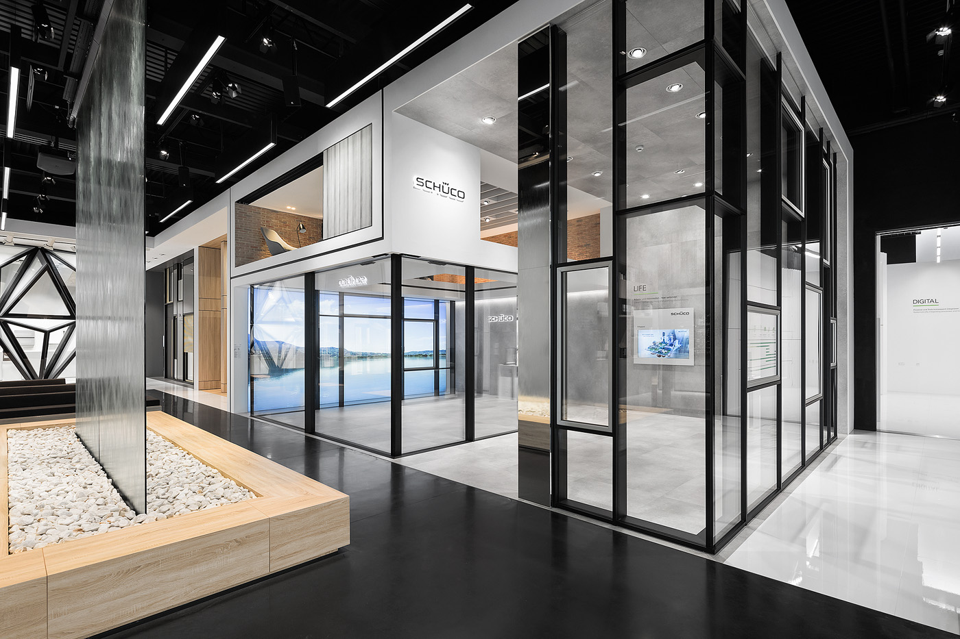 schüco Showroom 2017 Exhibition Design  spatial communication brand worlds communication architecture