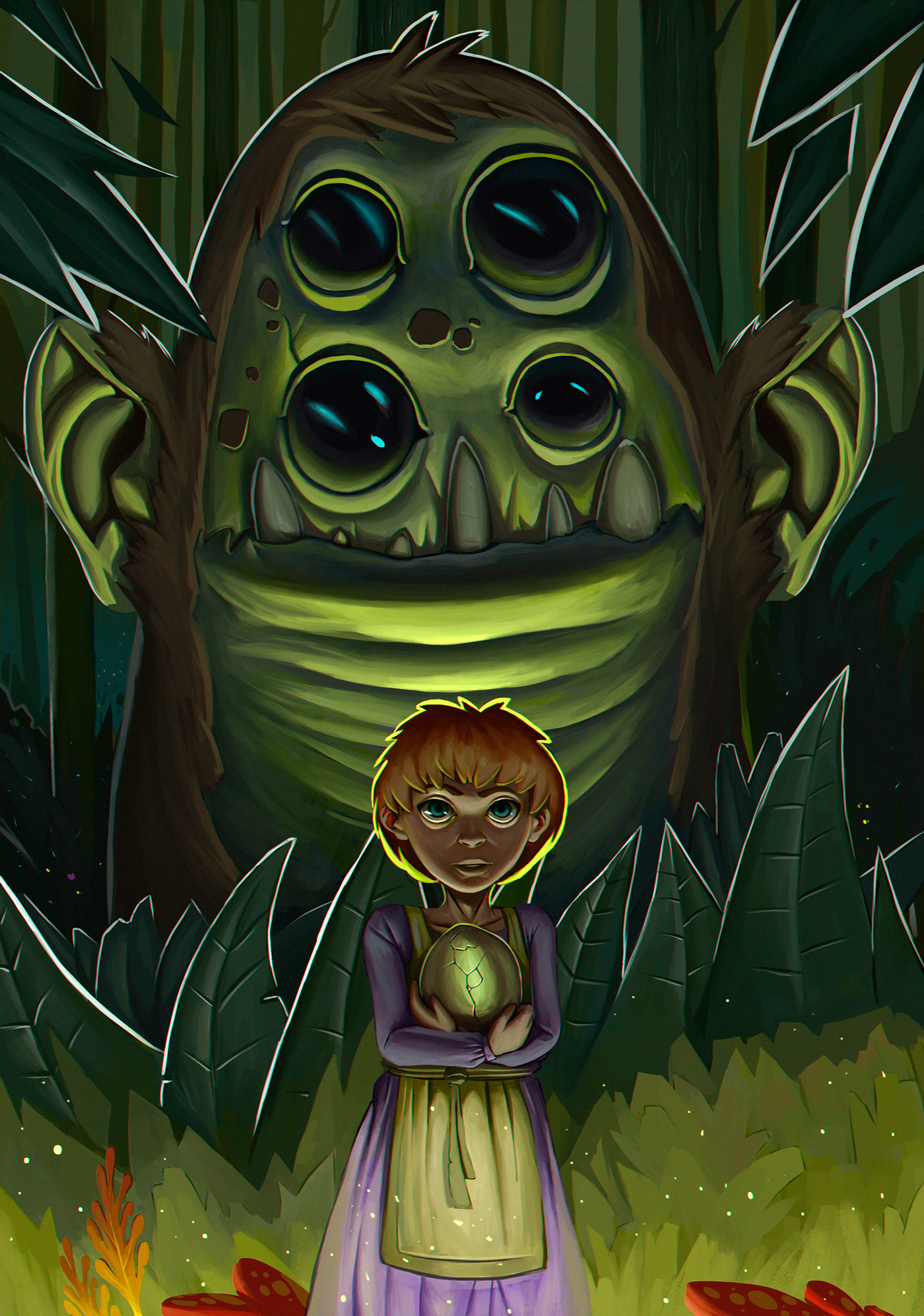 monster creature characterdesign ILLUSTRATION  art digital painting
