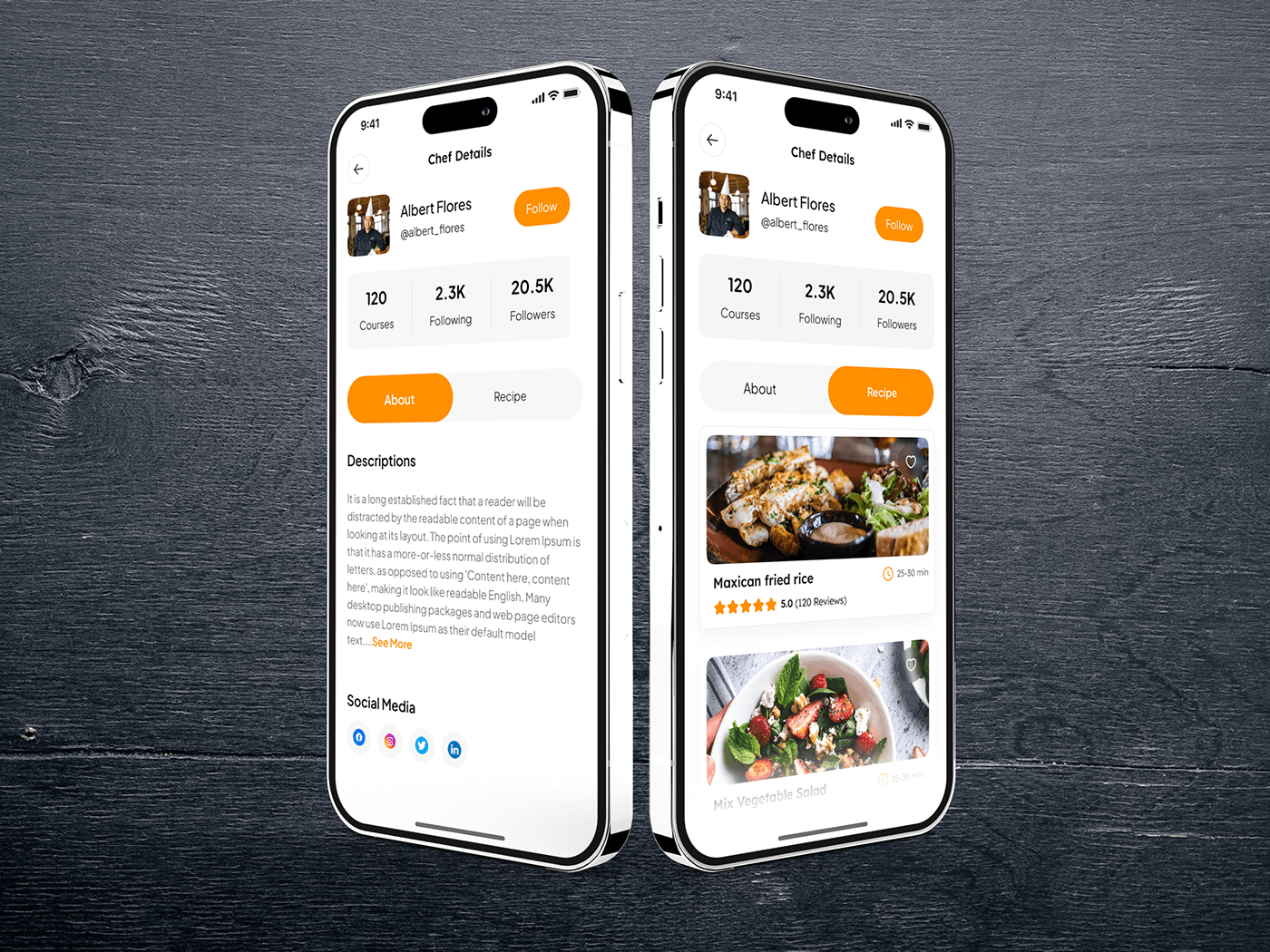 Food  Food recipe food app Food app design recipe recipe app Figma UI/UX Mobile app app design
