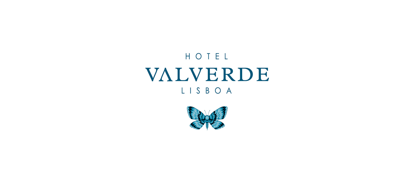 logo branding  Stationery hotel luxury green pattern Tropical Lisbon graphic design 