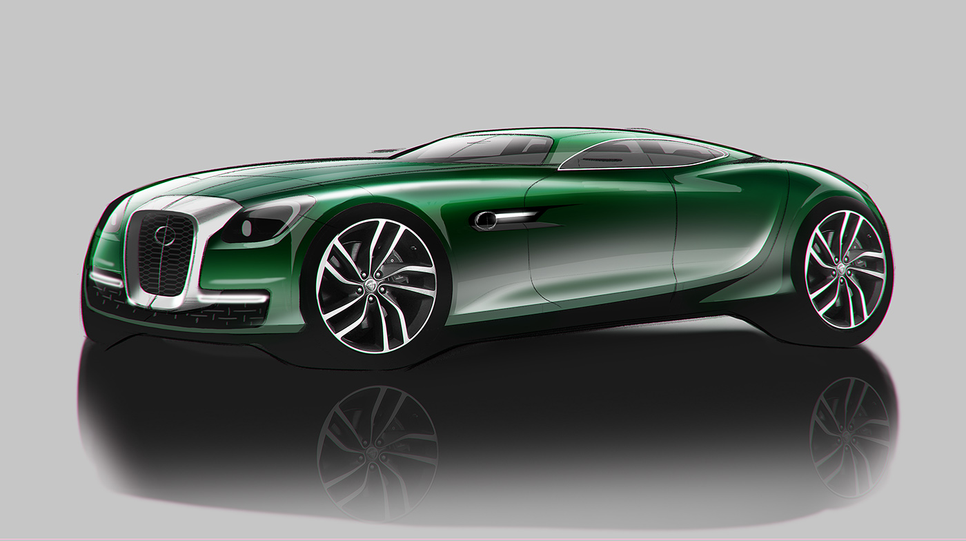 jaguar cardesign design art sketch carsketch ILLUSTRATION  productdesign Markin