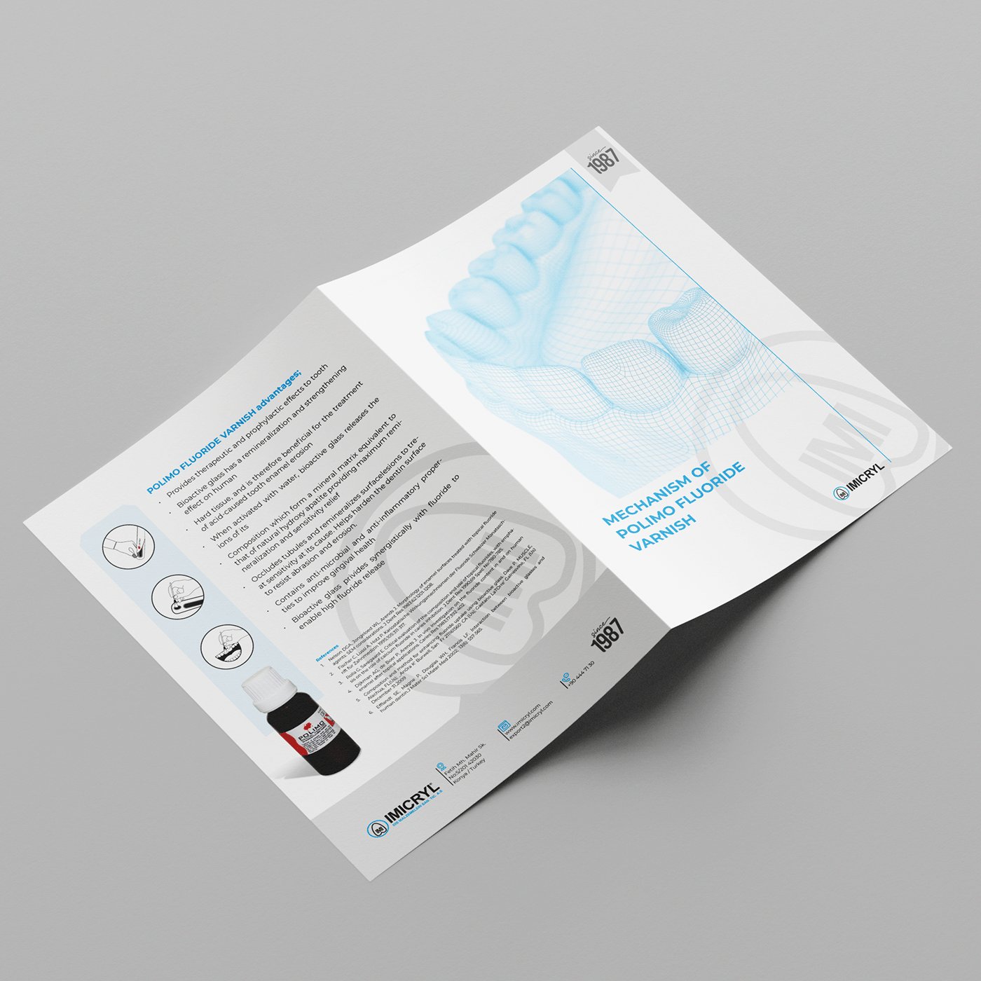 Advertising  brochure brochure design campaign Catalogue dental dental brochure Dental Flyer dental product
