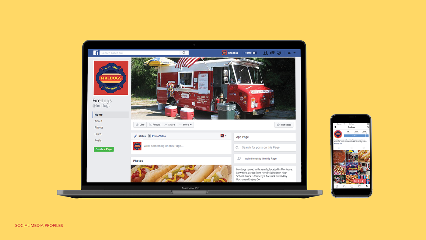 Hot Dogs branding  Food truck restaraunt menu typography   mockups