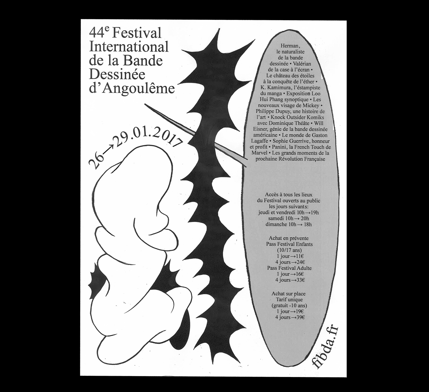 festival Angouleme poster fanzine scan comics bande dessinée