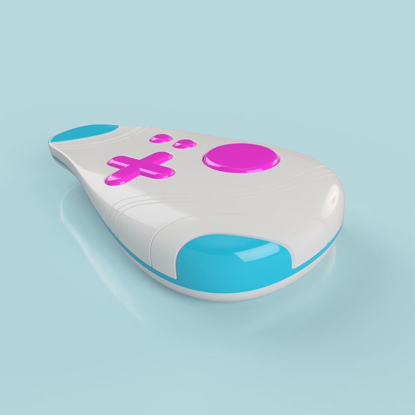 3d modeling colorful design designer Karim Rashid Memphis product design  Remote Control Render