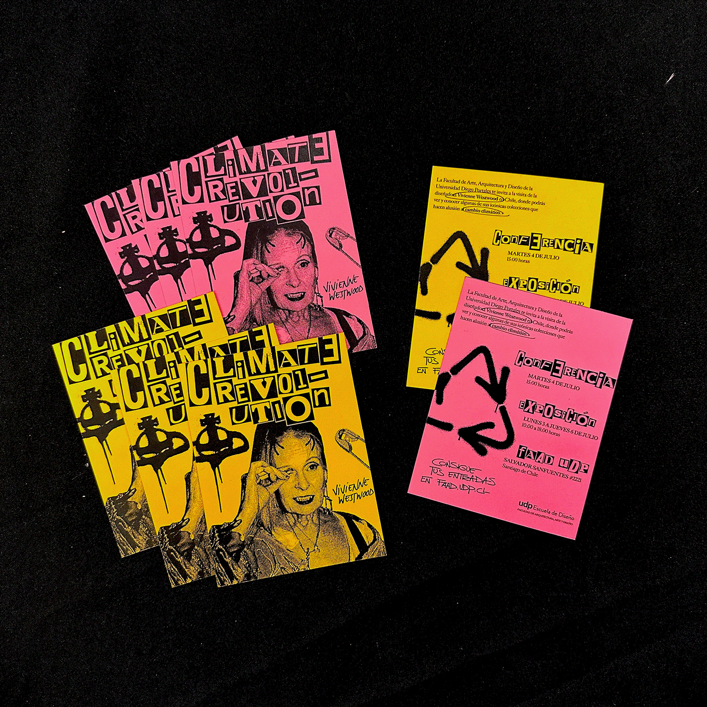 moda vivienne westwood punk climate serigrafia risograph poster flyer Carta design