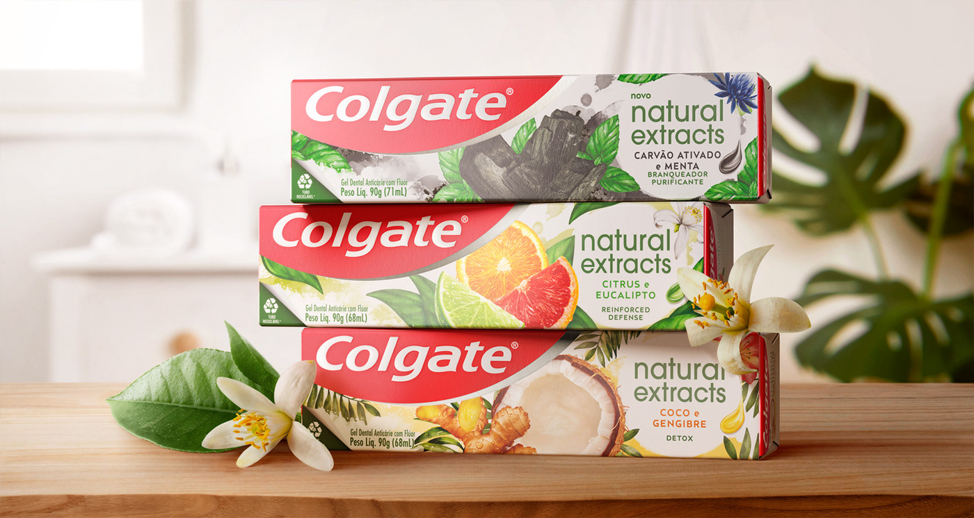 charcoal citrus Coconut colgate flower Mouthwash natural natural extracts toothpaste water