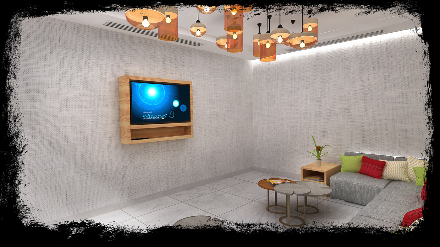 interior design  design hospital receptio lounge Interior