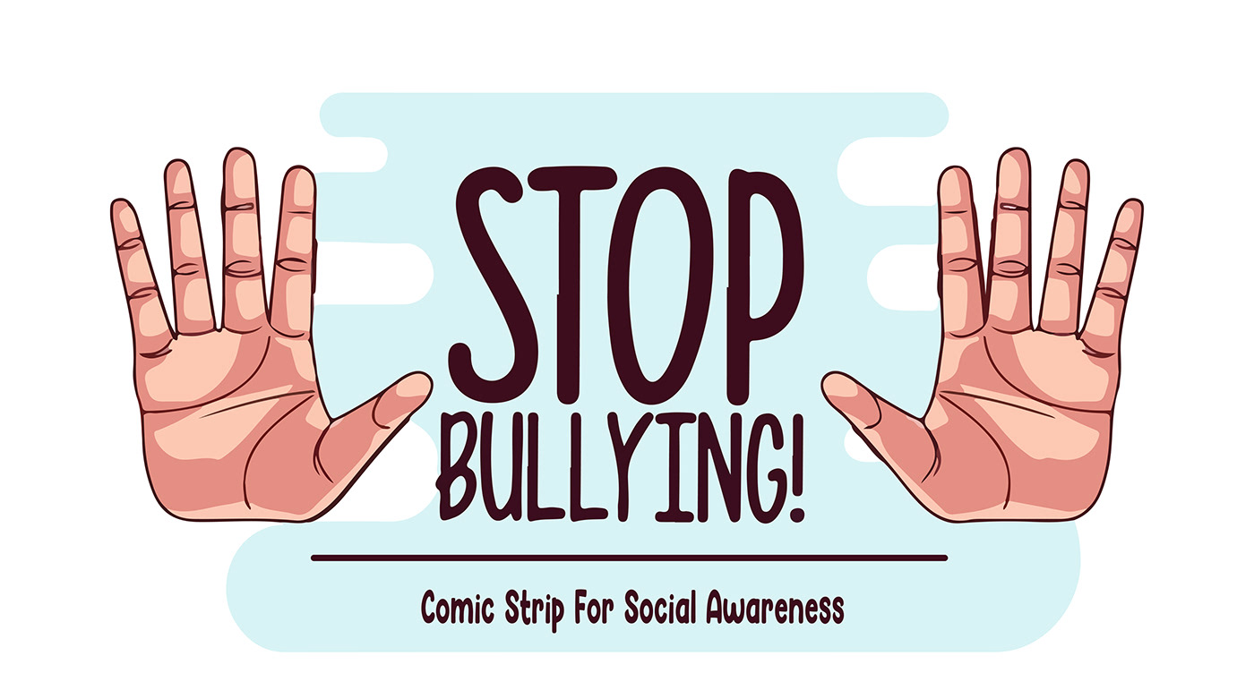 storyboarding   Stop Bullying cartoon character comic strip roll no 21 social awareness