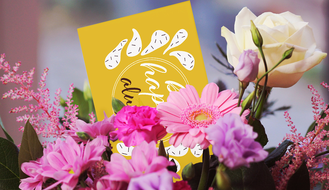 logo business card gift card graphic design  floral branding  UI/UX Kolkata typographic shop