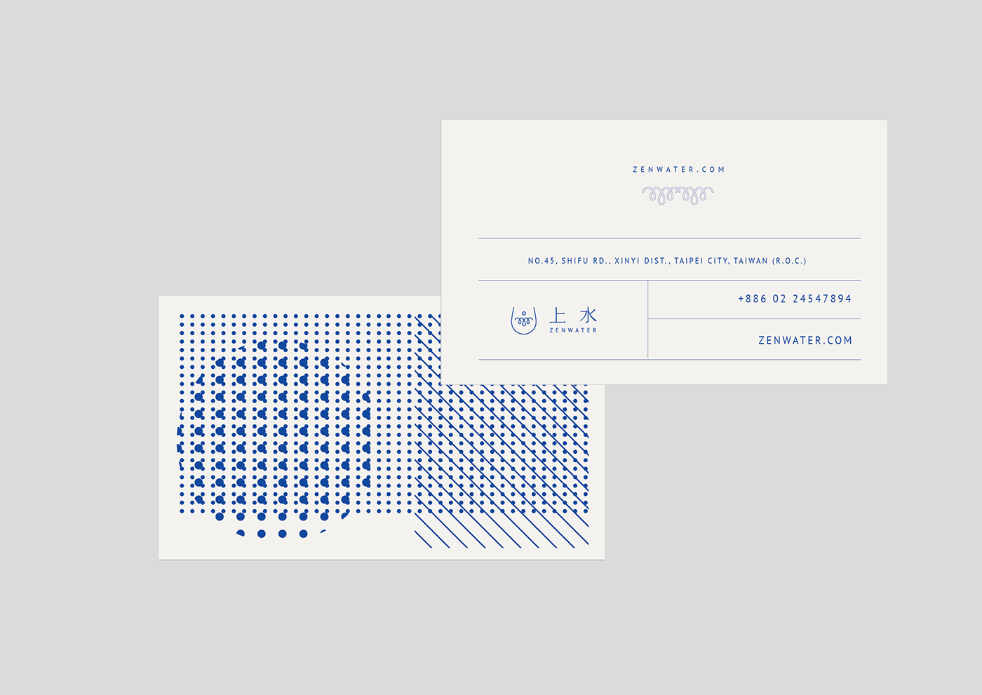 branding  easterndesign yihsuanli businesscard Geometrical identitydesign Waterbrand