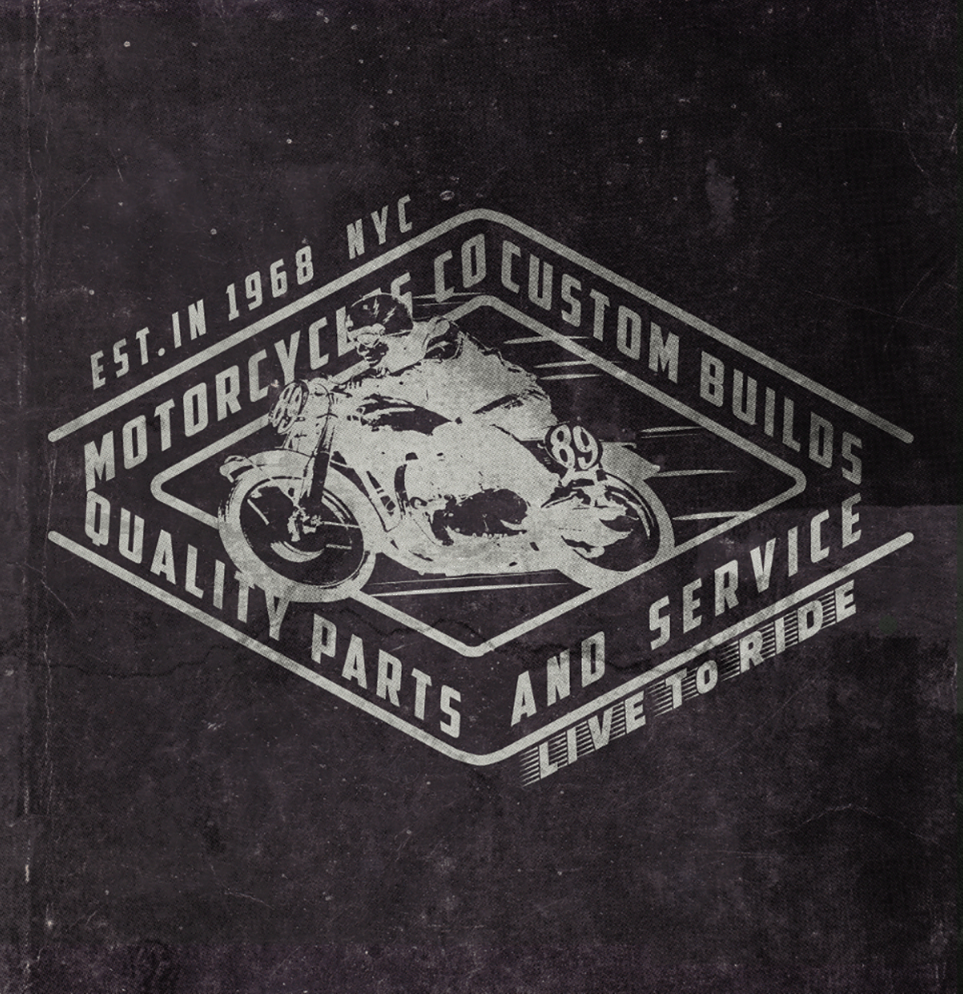 americana handrawn motorcycles old labels old signage Painted sewing machine Typeface vintage williamsburg