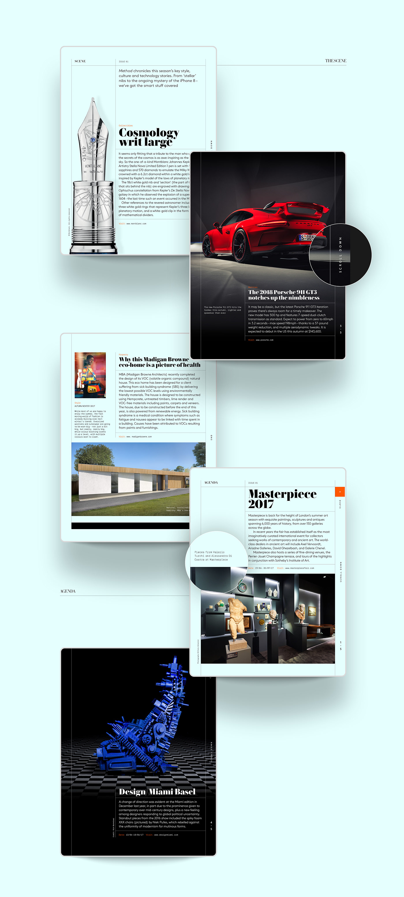 architecture editorial design  IndDesign Layout Design Magazine design