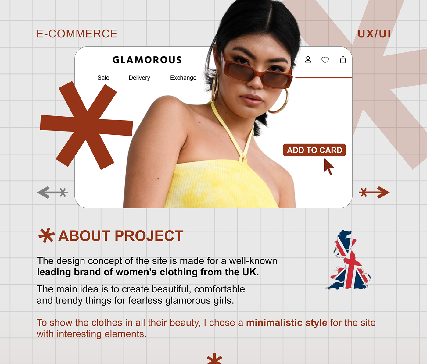 Web Design  UI/UX Figma Website E COMMERCE ecommerce website design clothing design