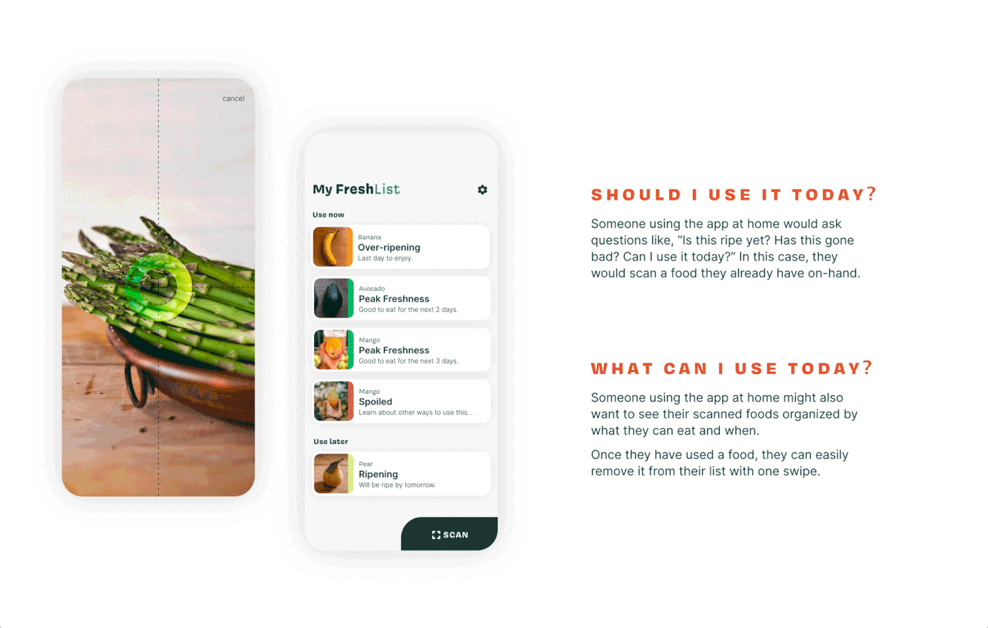 app design food app freshlist future tech health & wellness Interaction design  Mindful Design Mobile app product design  uiux