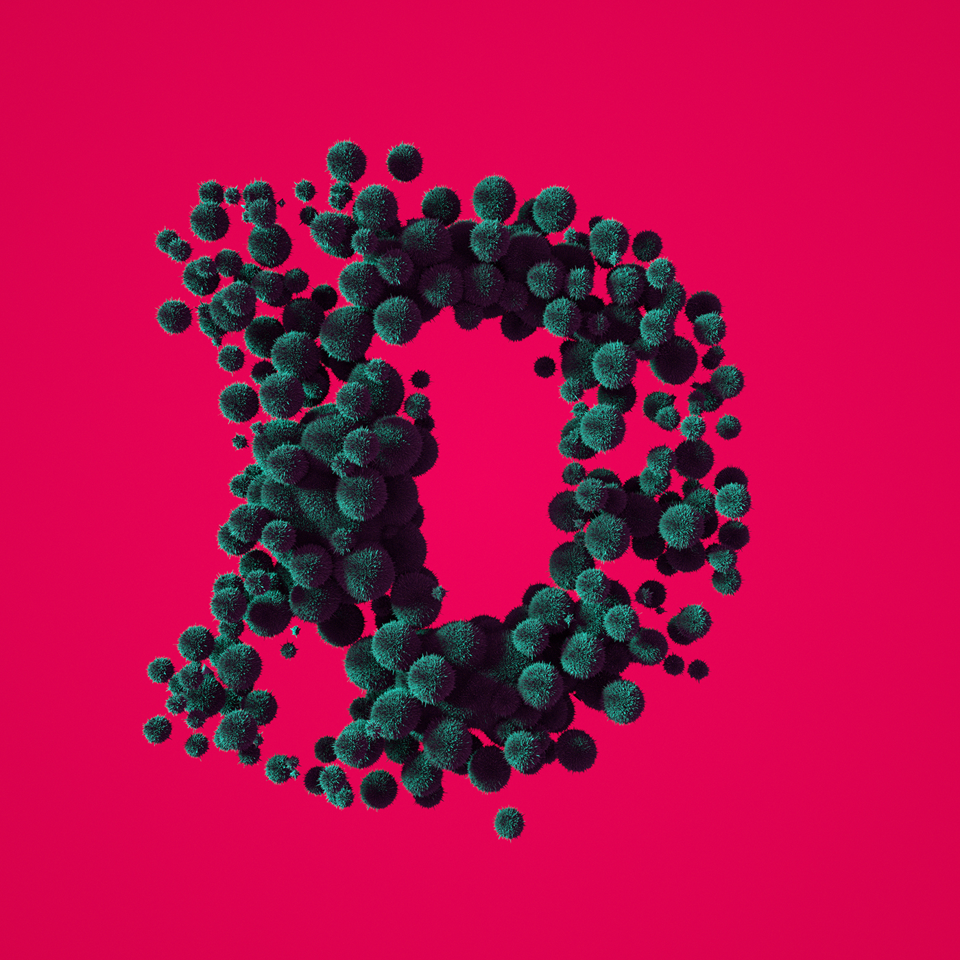 c4d typeography octane letters Render
