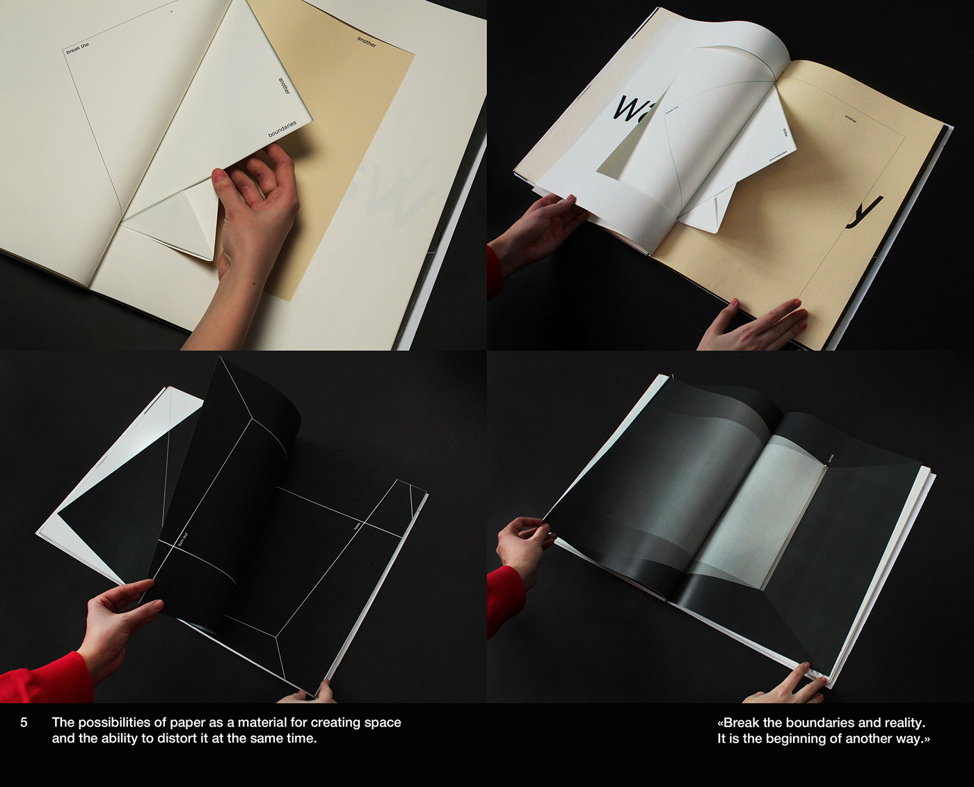 D&AD Antalis Conqueror paper book tipography paper art