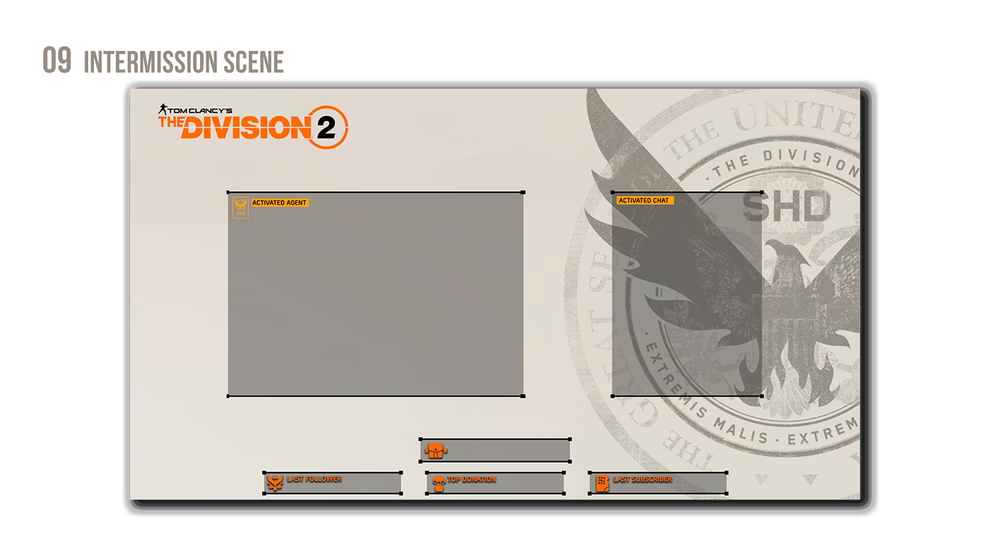 the division The Division 2 Overlay stream UI