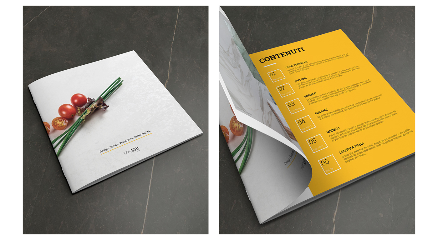 architecture architettura catalog digital design integrated communication Italy Neolith product Stand Website