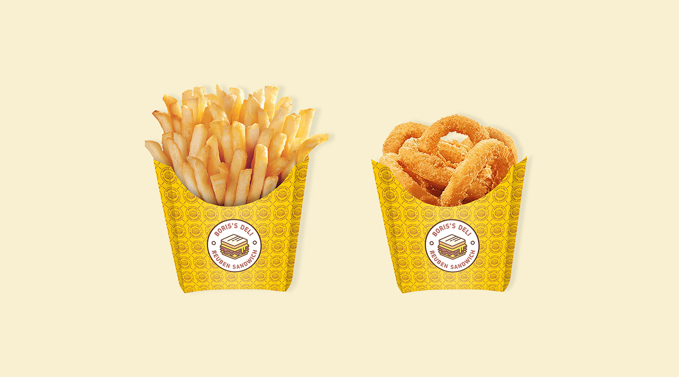 deli fastfood Food  cafe 3D ashdesign logo Packaging branding  brand
