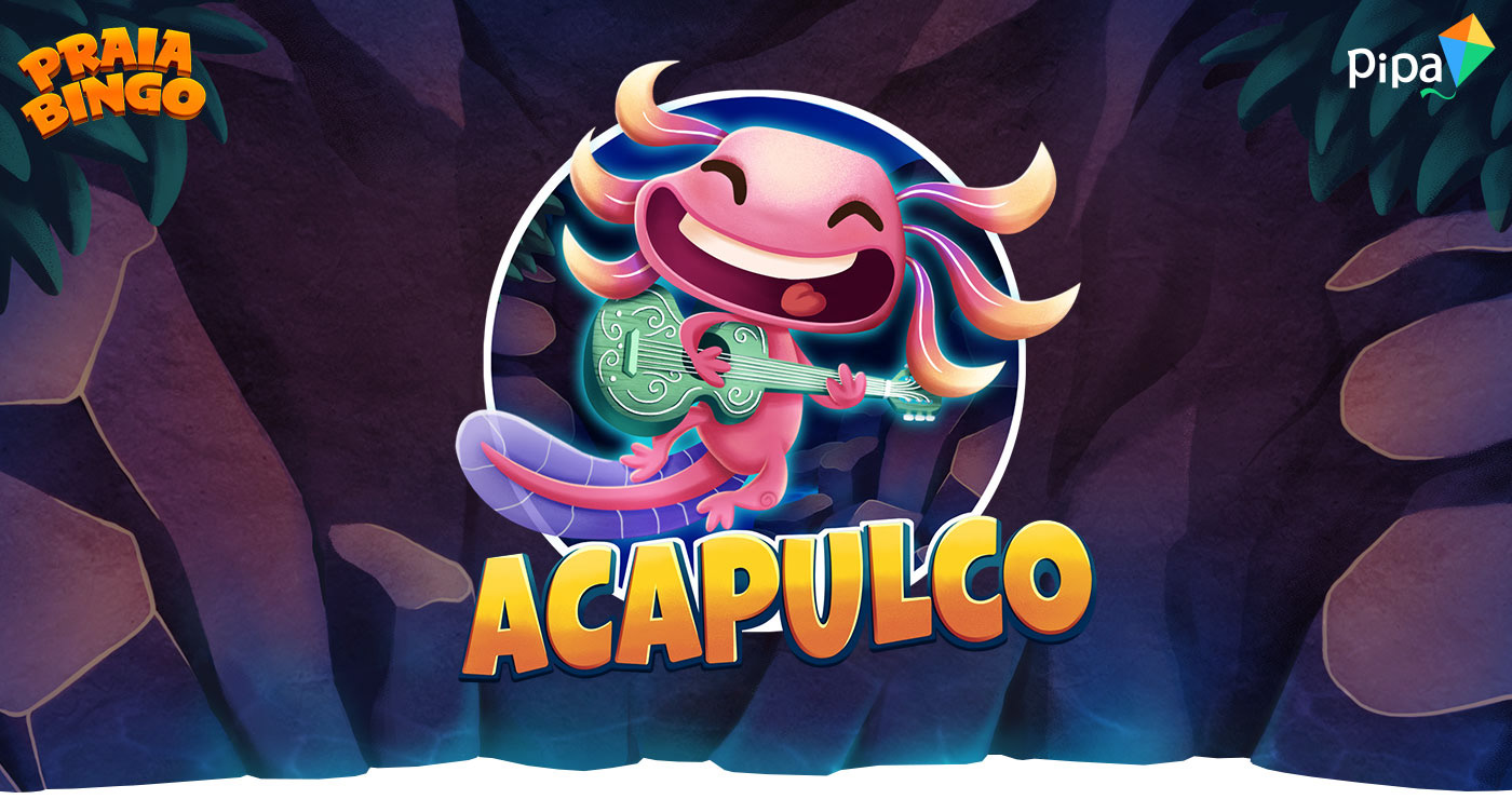 axolotl beach bingo elements game HUD JackPot mobile UI vfx