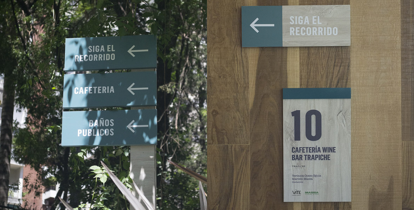 Event buenos aires wayfinding architecture branding  identity