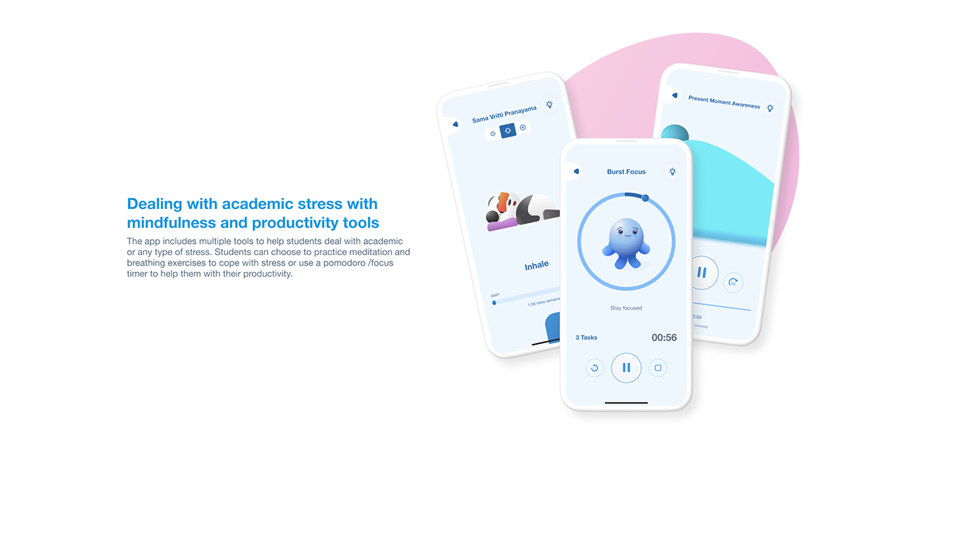 UX design ui design Figma user experience Mobile app mental health psychology product design  UI/UX