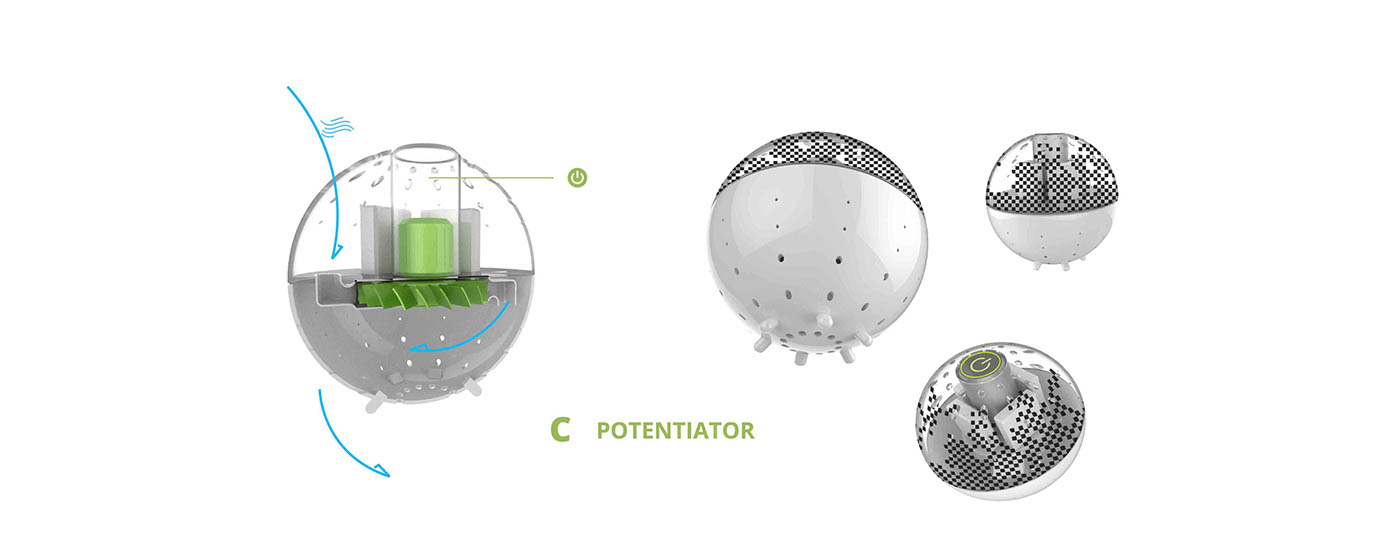 air purifier Smart solar design concept bio plants electrolux eco home house