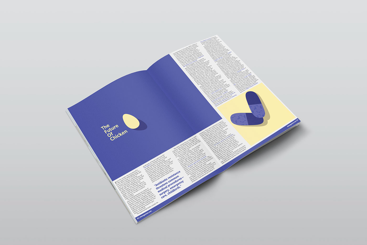 magazine spread graphic design 