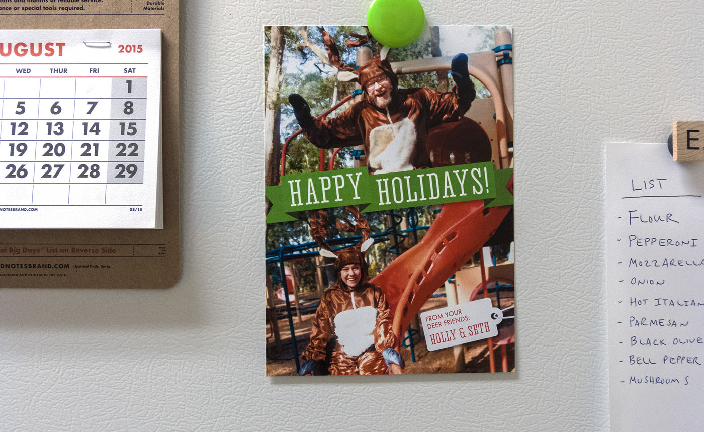 sewing Fun Website costume reindeer holiday card