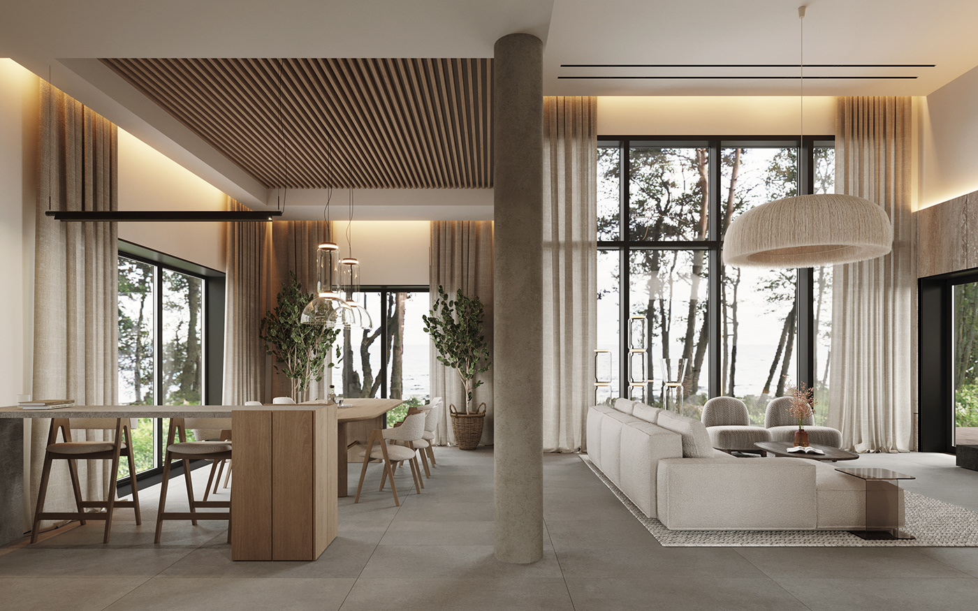 house design designhouse minimal cozy 3ds max corona render  GANZHADESIGN Patience терпение