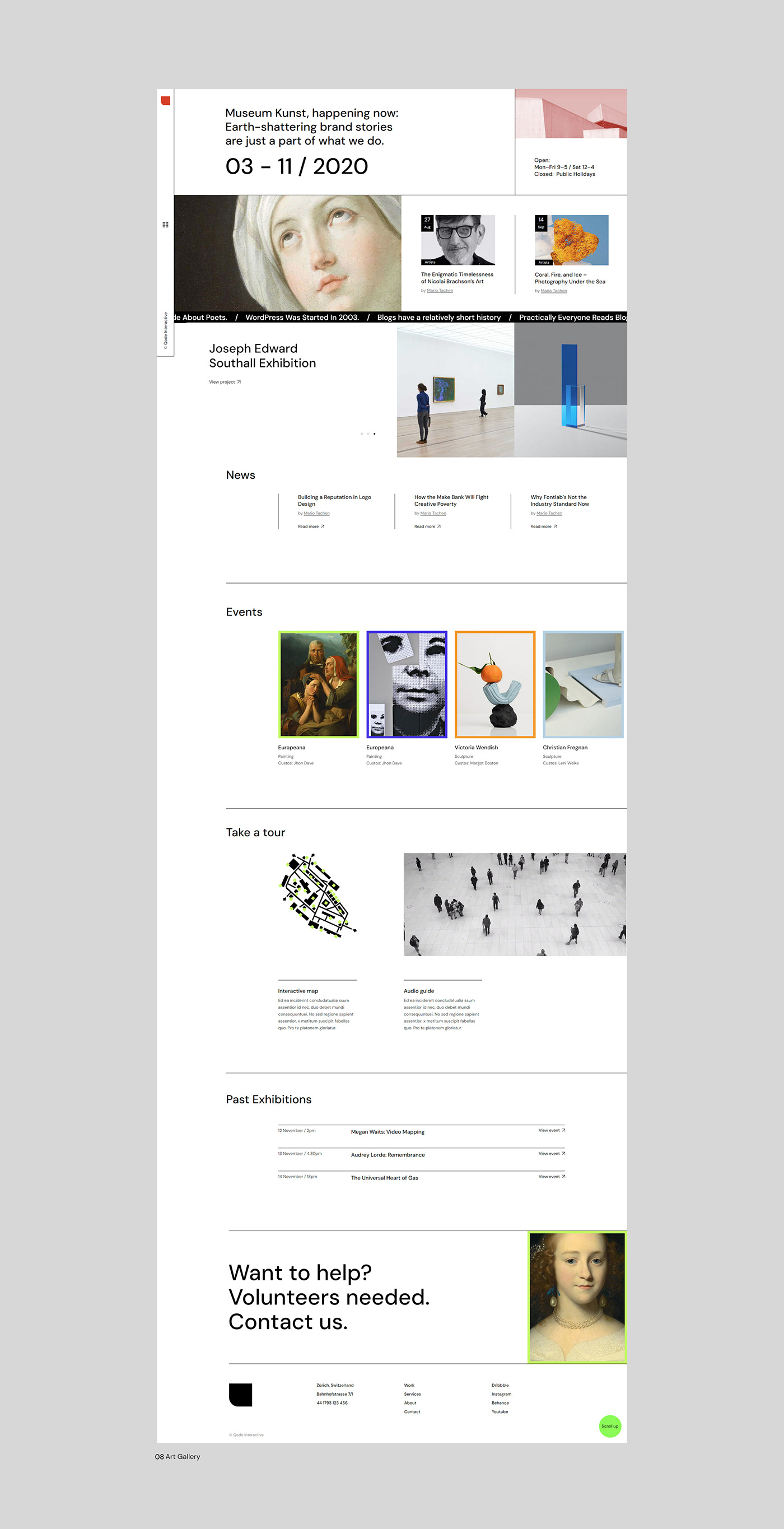 Brutalism swiss design typography   architecture Art Gallery  portfolio swiss style magazine layout web animation brutal web