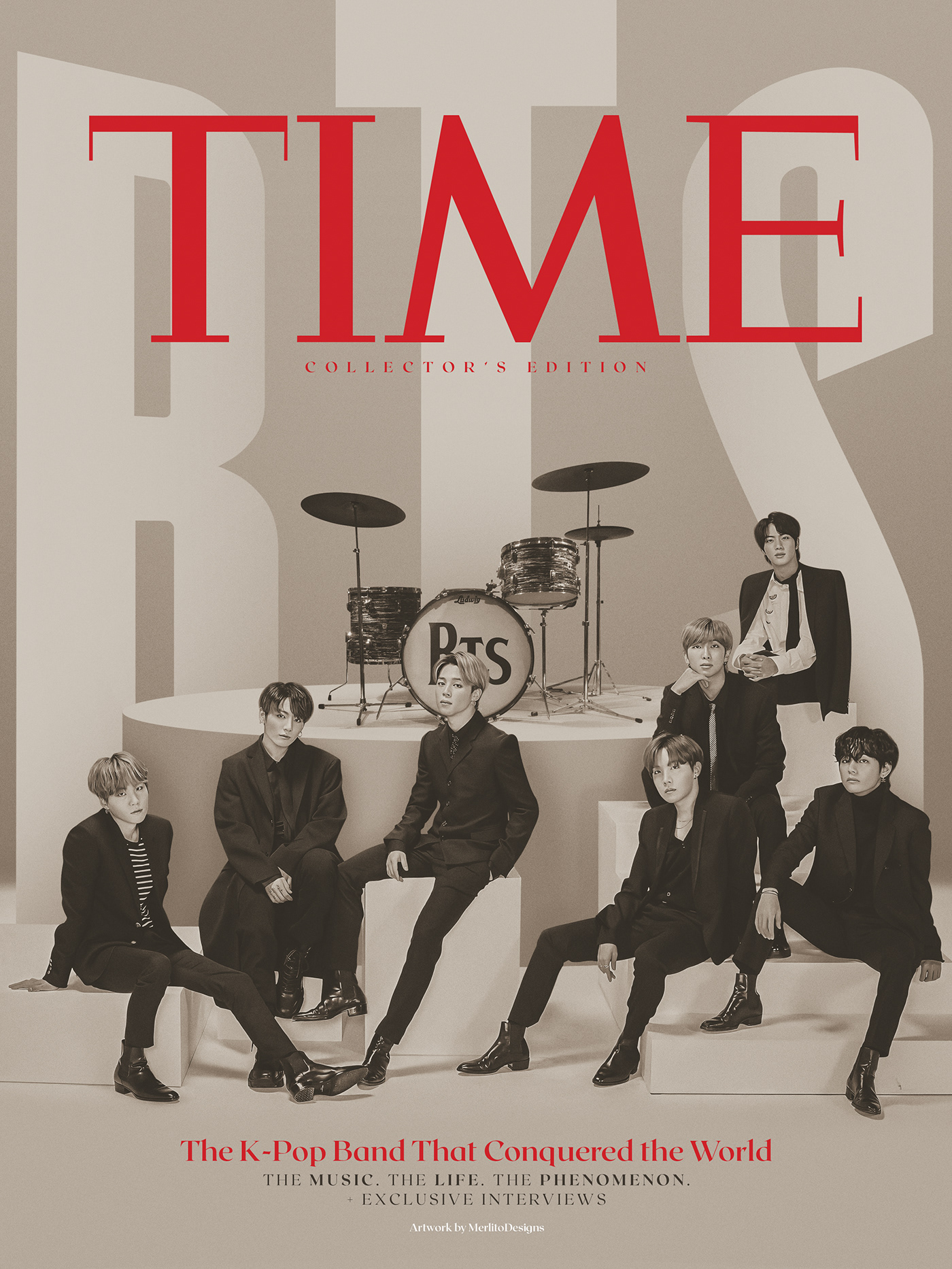 Beatles bts Korea kpop Magazine Cover Time Magazine
